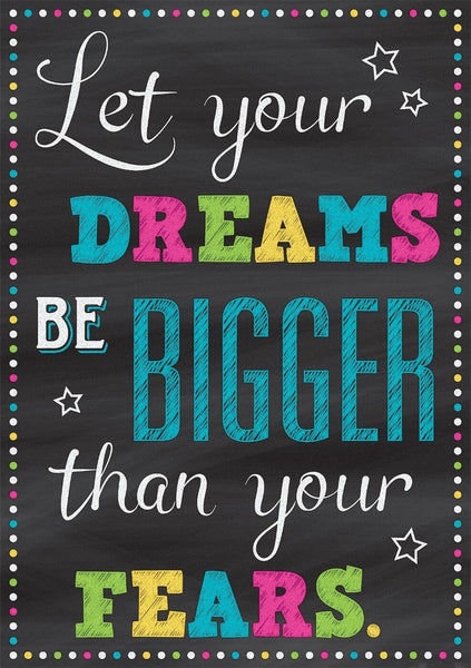 Let Your Dreams Be Bigger Than Your Fears - Posters