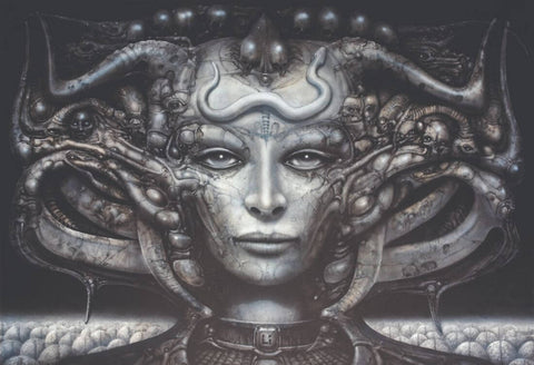 Li I - H R Giger - Sci Fi Poster - Final - Art Prints