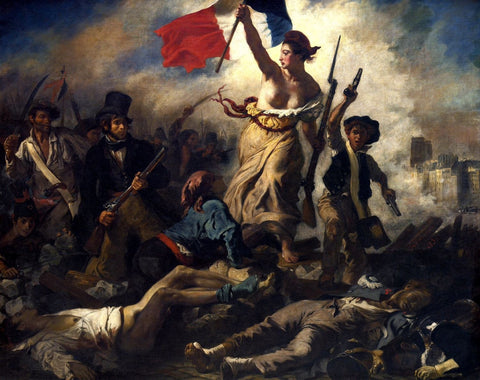 Liberty Leading The People - Life Size Posters by Eugène Delacroix
