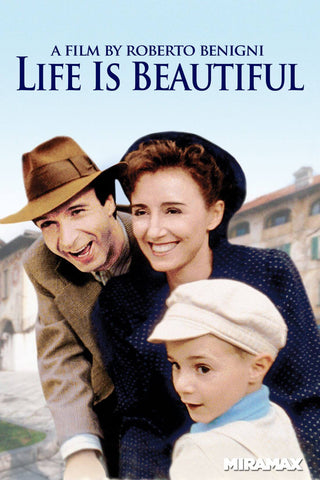 Life Is Beautiful (La Vie Est Belle) - Roberto Benigni - Hollywood Cult Classic Movie Poster II - Life Size Posters by Tallenge Store