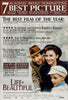 Life Is Beautiful (La Vita E Bella) - Roberto Benigni - Hollywood Classic War Movie Poster - Large Art Prints