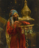 Lighting The Lamp - Orientalist Art Painting - Canvas Prints