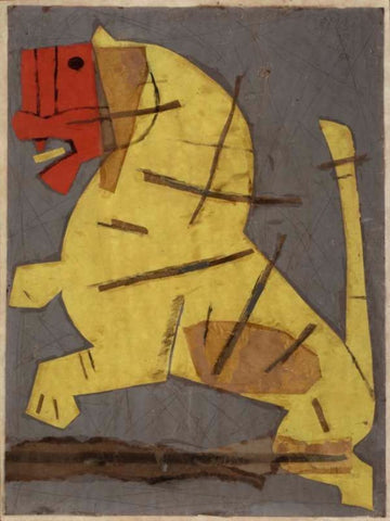Untitled (Lion) - Posters by M F Husain