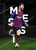 Lionel Messi - Spirit Of Sports - Legend Of Football Poster - Canvas Prints