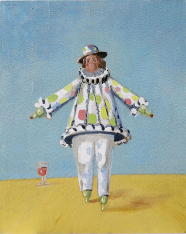 Little Dancer - George Condo - Modern Abstract Art Painting - Canvas Prints