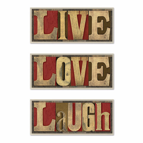 Live Love Laugh - Framed Prints