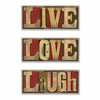 Live Love Laugh - Canvas Prints