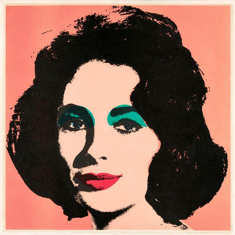 Liz (Elizabeth Taylor) - Andy Warhol - Pop Art Print - Canvas Prints