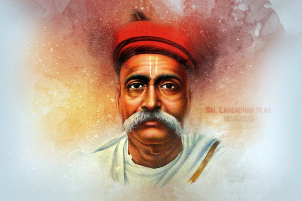 Lokmany Bal Gangadhar Tilak - Indian Freedom Fighter Patriot Painting Poster - Posters