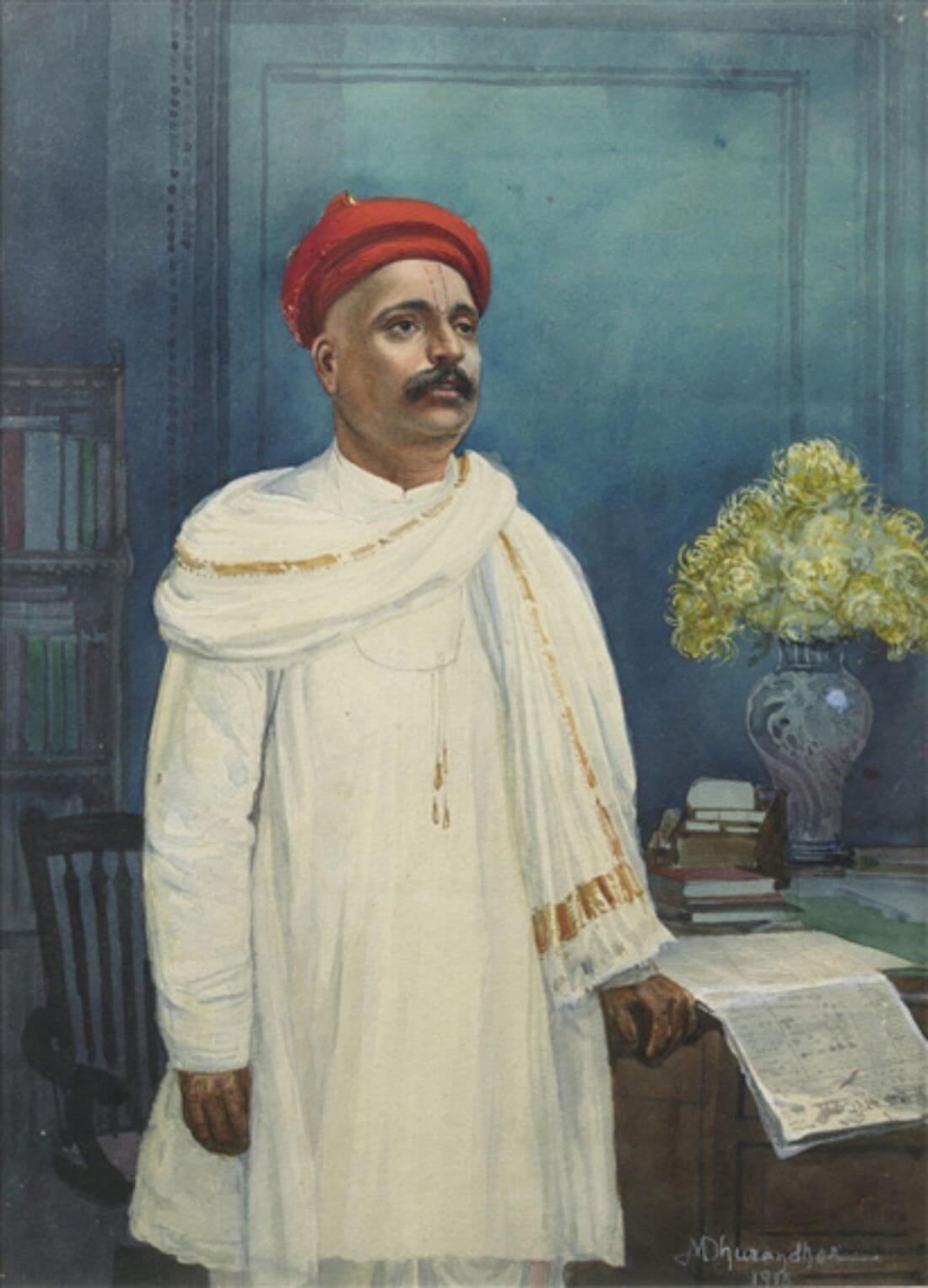 Lokmanya Tilak - M V Dhurandhar - Art Prints by M. V. Dhurandhar | Buy Posters, Frames, Canvas & Digital Art Prints | Small, Compact, Medium and Large Variants
