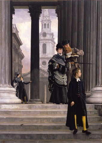 London Visitors Of 1873 - James Jacques Joseph Tissot - Posters