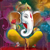 Lord Ganesha - Modern Indian Painting - Framed Prints