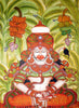 Lord Hanuman - Kerala Mural Painting - Indian Art  Ramayan Painting - Canvas Prints