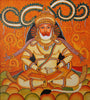Lord Hanuman - Kerala Mural Painting - Indian Folk Art  Ramayan Painting - Posters