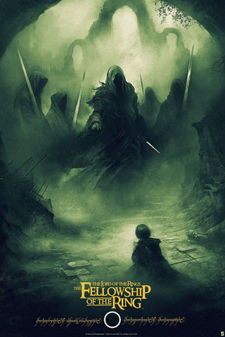 Lord Of The Rings - The Fellowship Of The Ring - Hollywood Movie Graphic Art Poster 2 by Jerry