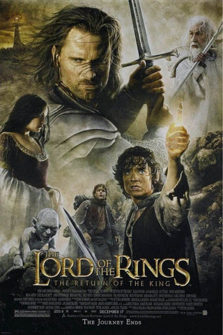 Lord Of The Rings - The Return Of The King - Hollywood Movie Poster - Canvas Prints