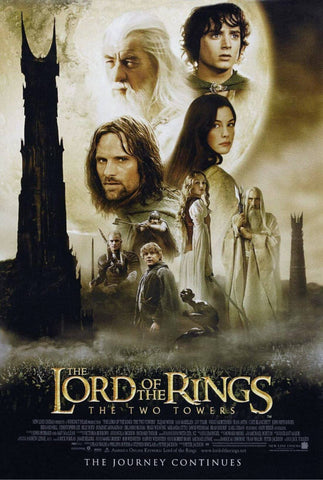 Lord Of The Rings - The Two Towers - Hollywood Movie Poster - Canvas Prints