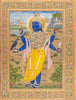 Lord Rama As Vishwarupa - A Folio From Kanchana Chitra Ramayana (Golden Illustrated Ramayana) - c1796 Vintage Indian Miniature Art Painting - Art Prints