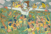 Lord Shiva Blessing the World - Indian Spiritual Religious Art Painting - Canvas Prints