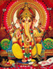 Lord Ganpati - Shubh Labh - Traditional Indian Ganesha Painting - Life Size Posters