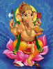 Lord Ganpati - Traditional Indian Ganesha Painting - Life Size Posters