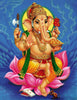 Lord Ganpati - Traditional Indian Ganesha Painting - Framed Prints