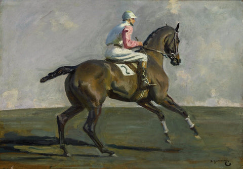 Study for Going to the Start - Life Size Posters by Alfred Munnings