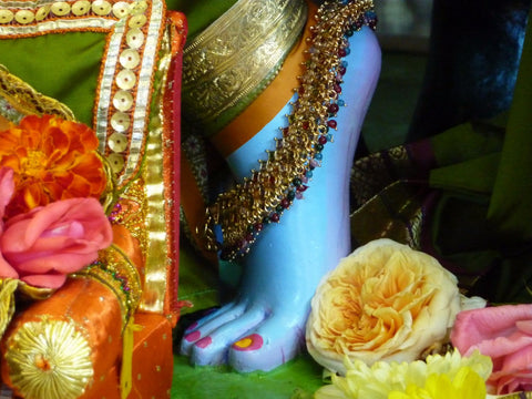 Lotus Feet of Krishna - Framed Prints