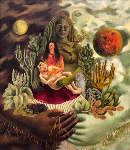 Love Embrace Of The Universe - Frida Kahlo - Canvas Prints