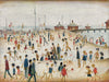 Lytham Pier - L S Lowry - Canvas Prints