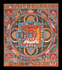 Buddha Mandala And Thangka - Set Of 2 Premium Quality Framed Art Print (11 x 12 inches) each