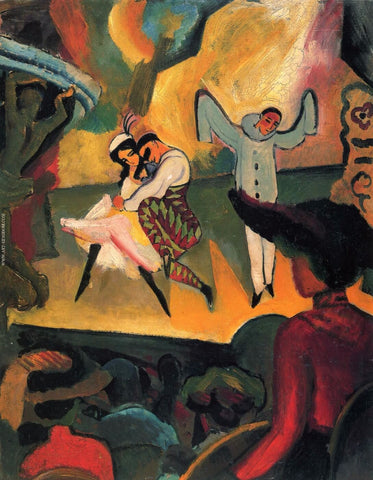 Russian Ballet I by August Macke