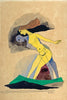 M Two - M F Husain - Painting - Art Prints