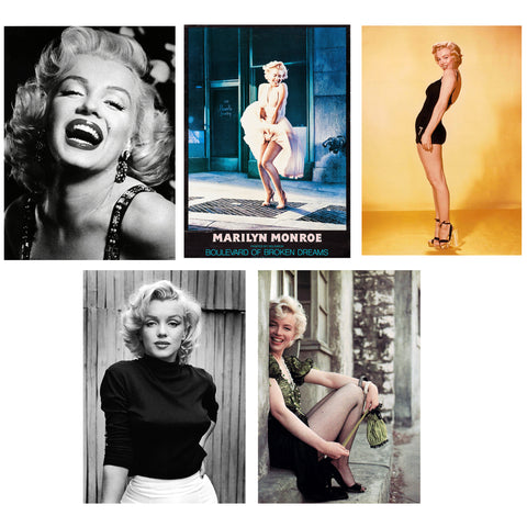 Marilyn Monroe Posters Set - Set of 10 Poster Paper - (12 x 17 inches)each by Monroe