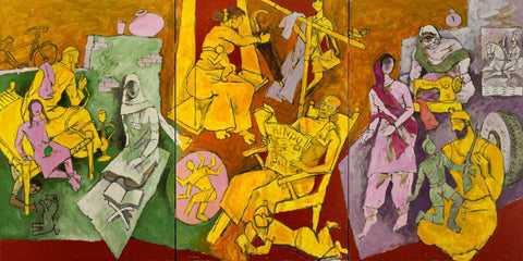 Indian Housholds by M F Husain