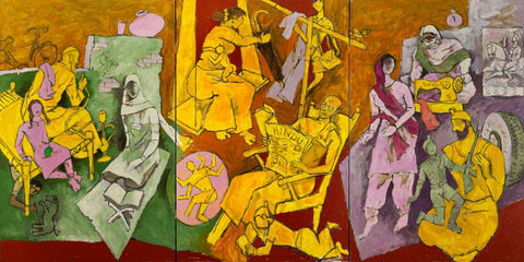 Indian Housholds by M F Husain