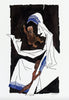 M F Husain - Mother Teresa III - Art Prints