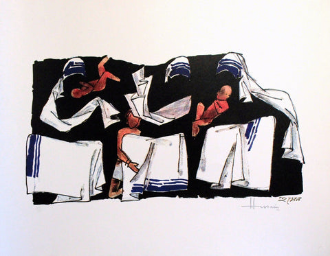 Teresa An Affair With Art - Posters by M F Husain