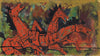 Three Red Horses - Framed Prints