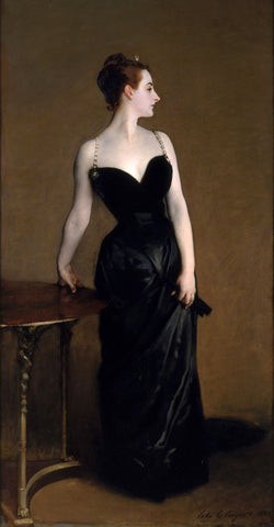 Madame X (Madame Pierre Gautreau)  -  John Singer Sargent Painting - Canvas Prints