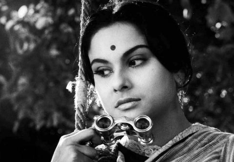 Madhabi Mukherjee In Charulata - Satyajit Ray Bengali Movie Still - Canvas Prints by Tallenge