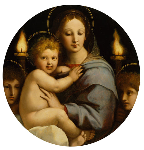 Madonna of the Candelabra - Large Art Prints by Raphael