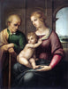 Madonna with St. Joseph - Raphael - Renaissance Art Painting - Framed Prints