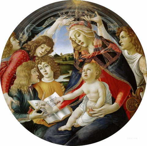 Madonna of the Magnificat - Life Size Posters by Sandro Botticelli