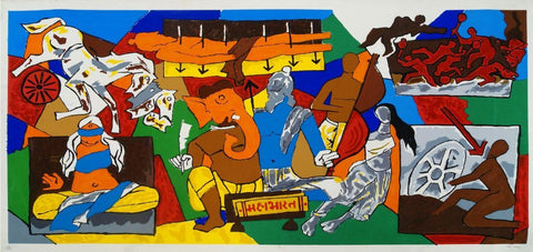 Mahabharath by M F Husain