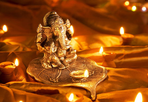 Mahaganpati Vinayak Puja - Ganesha Art Collection - Posters