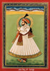 Maharaj Jagat Singh Of Udaipur - Indian Miniature Art Royalty  Painting - Canvas Prints