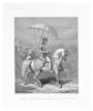 Maharajah Ranjit Singh On Horseback - Alfred Dedreux c1838 - Vintage Indian Punjab Sikh Painting - Posters