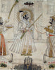 Maharana Amar Singh Ii - Vintage Indian Miniature Art Painting - Art Prints