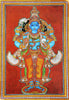 Mahavishnu  - Kerala Mural Painting - Indian Folk Art - Framed Prints